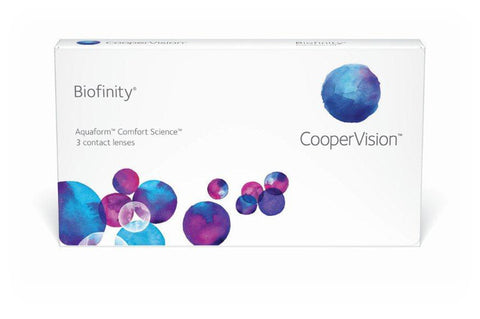 Biofinity - 3 Pack Contact Lenses $48.99 StarTrack Courier Service