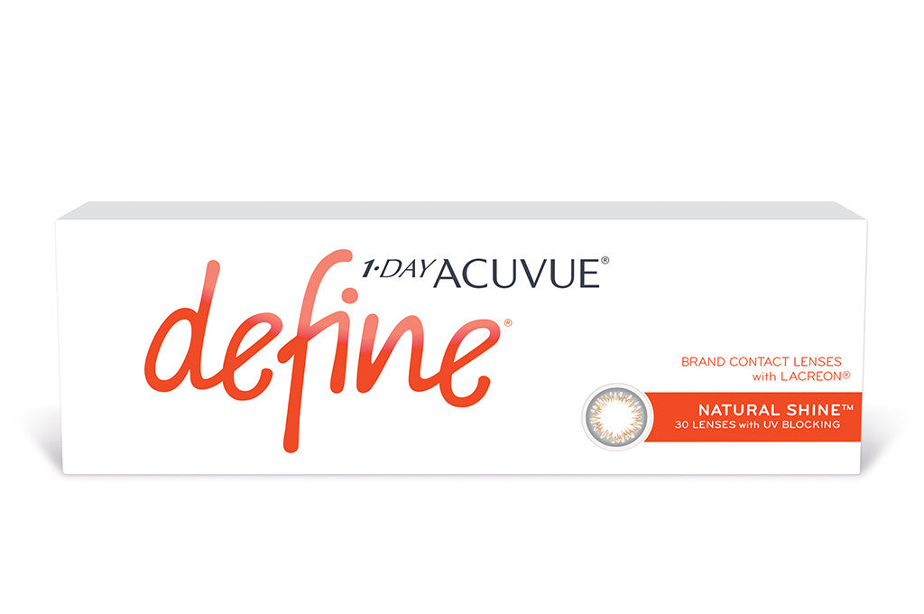 1 DAY ACUVUE DEFINE Natural Shine - 30 Pack Contact Lenses $49.99 StarTrack Courier