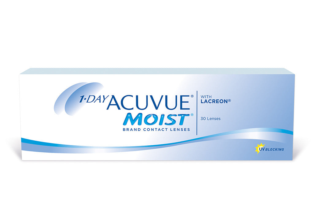 1 DAY ACUVUE MOIST - 30 pack Pack Contact Lenses $39.99 StarTrack Courier Service