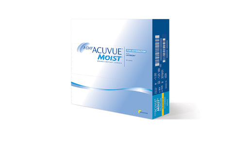 1 DAY ACUVUE MOIST for Astigmatism - 90 Pack Contact Lenses $99.99 StarTrack Courier Service