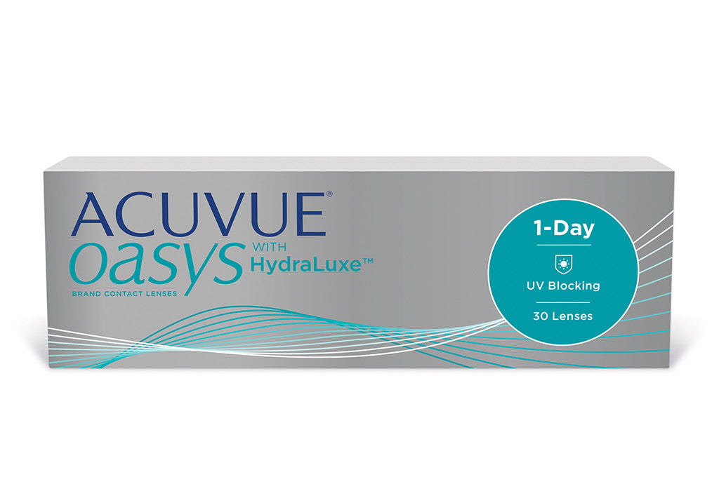 1 DAY ACUVUE OASYS with HYDRALUXE - 30 Pack Contact Lenses $49.99 StarTrack Courier Service