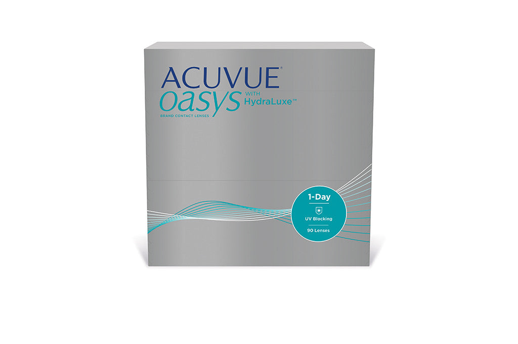 1 DAY ACUVUE OASYS with HYDRALUXE - 90 Pack Contact Lenses $109.99 StarTrack Courier